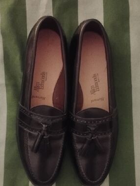 Allen Edmonds Black Leather Harvard Kiltie Loafers Barely Used 11.5 A N